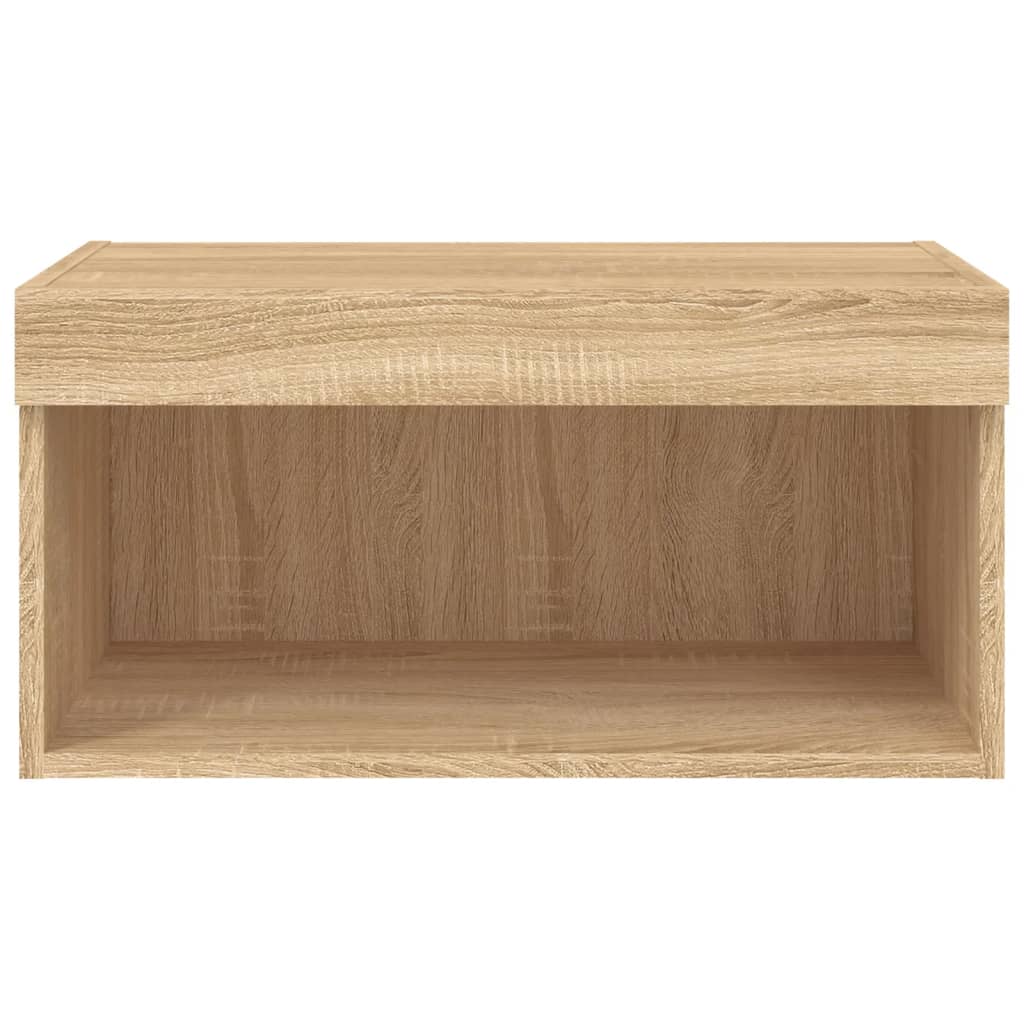 TV ormarić s LED svjetlima boja hrasta sonome 60 x 30 x 30 cm