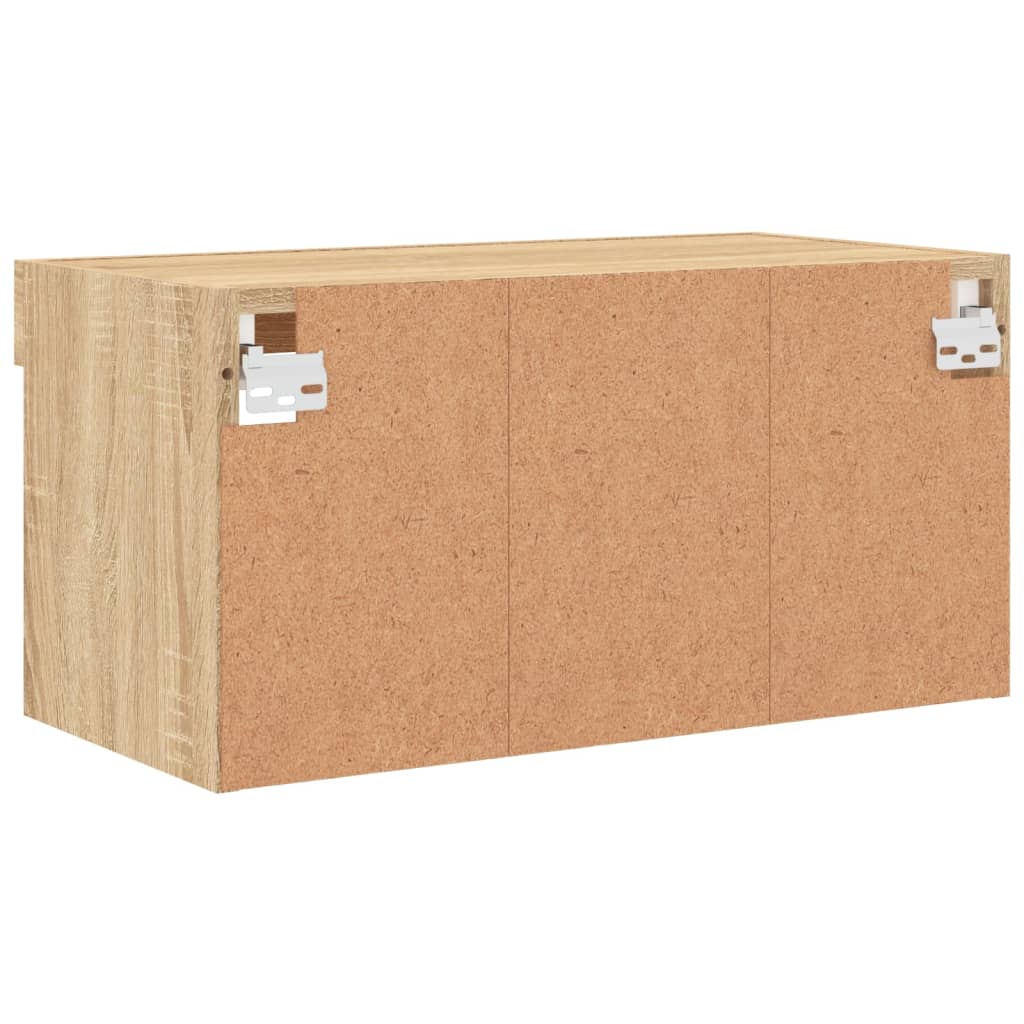 TV ormarić s LED svjetlima boja hrasta sonome 60 x 30 x 30 cm