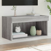 TV ormarić s LED svjetlima boja hrasta sonome 60x30x30 cm