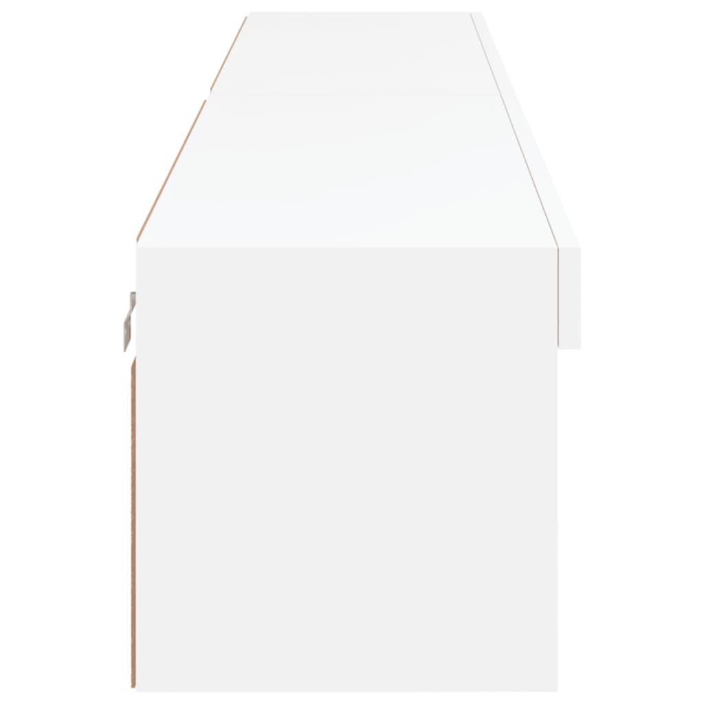 TV ormarići s LED svjetlima 2 kom bijeli 100x30x30 cm