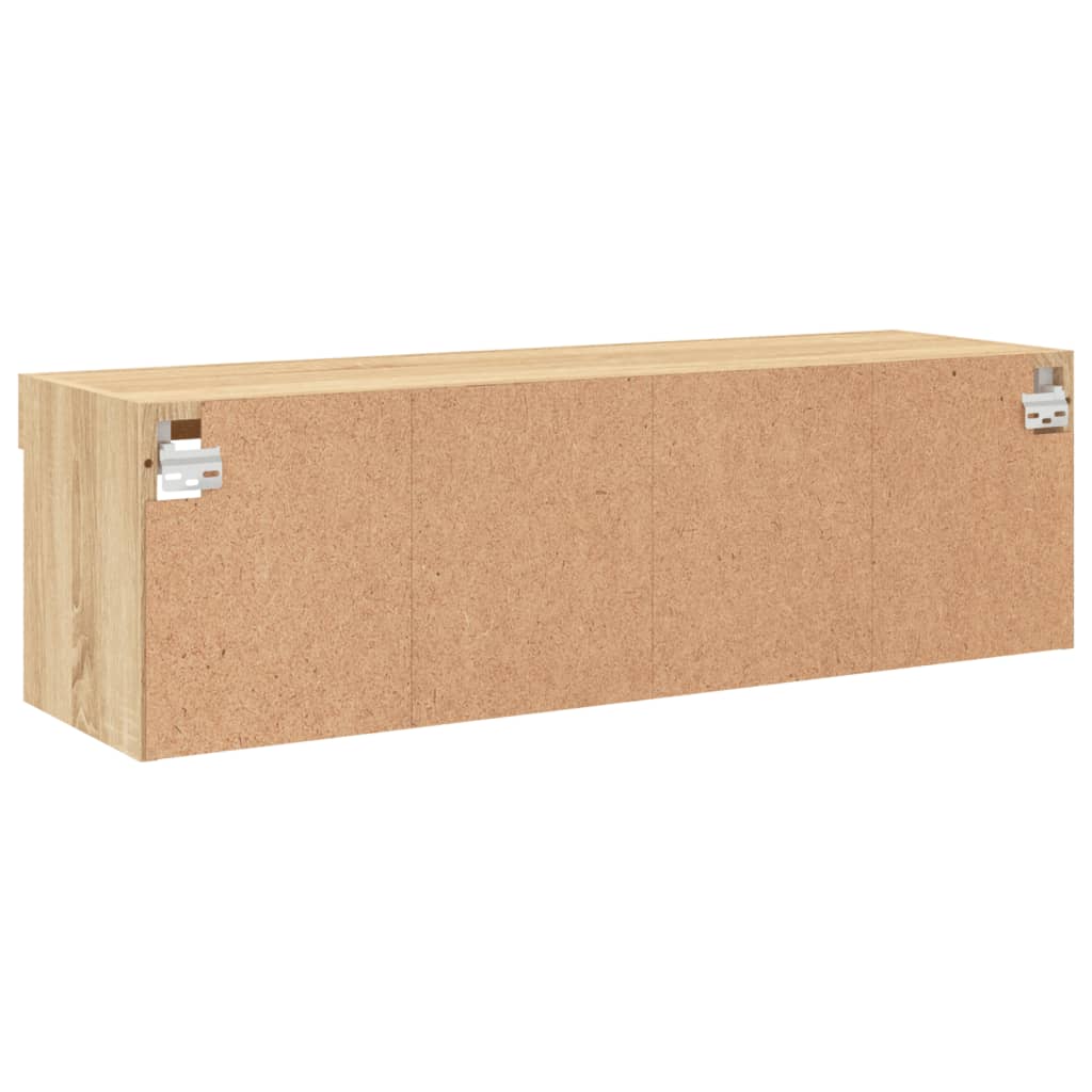 TV ormarić s LED svjetlima boja hrasta sonome 100x30x30 cm