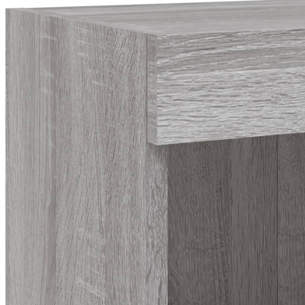 TV ormarić s LED svjetlima boja hrasta sonome 100x30x30 cm