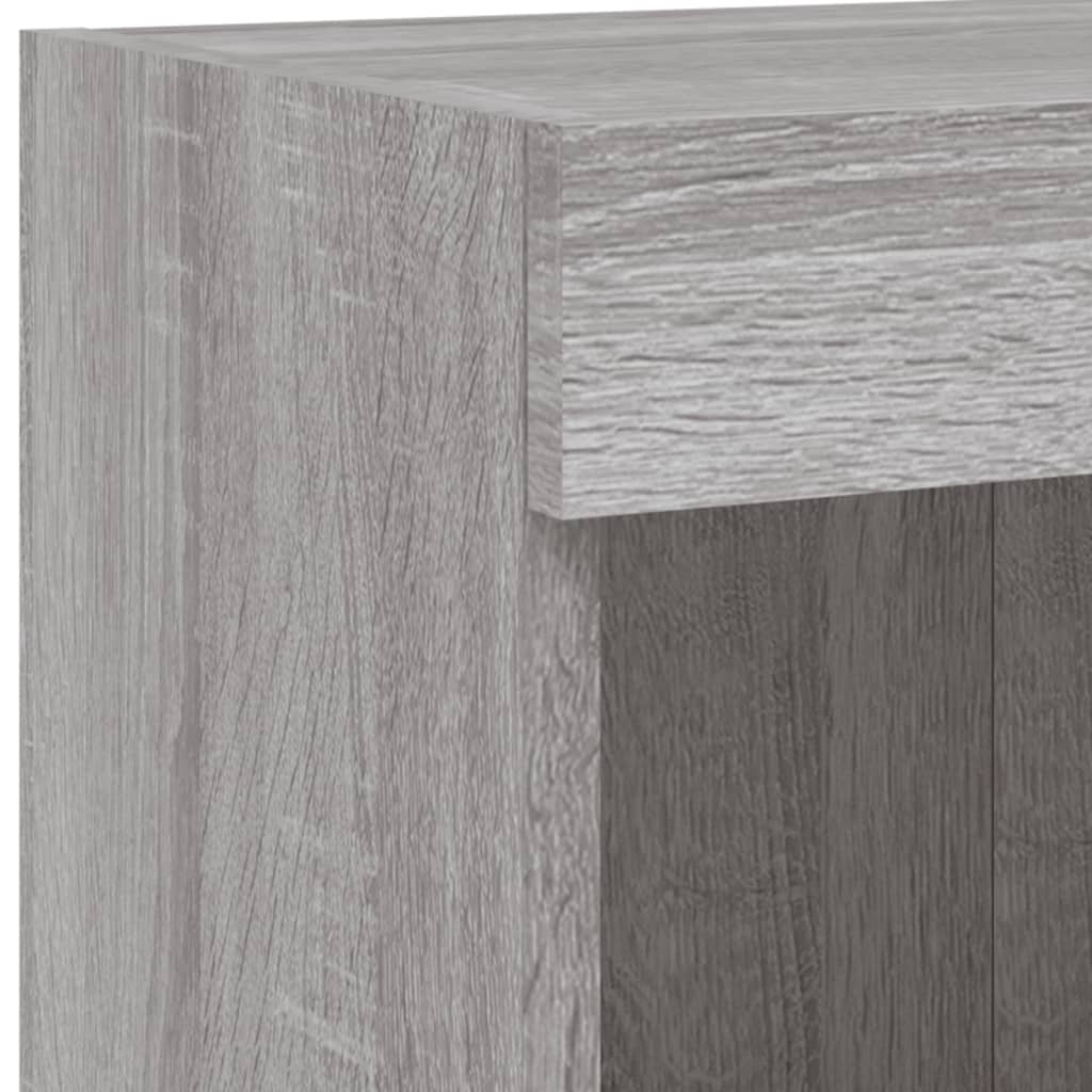 TV ormarići s LED svjetlima 2 kom boja hrasta 100x30x30 cm