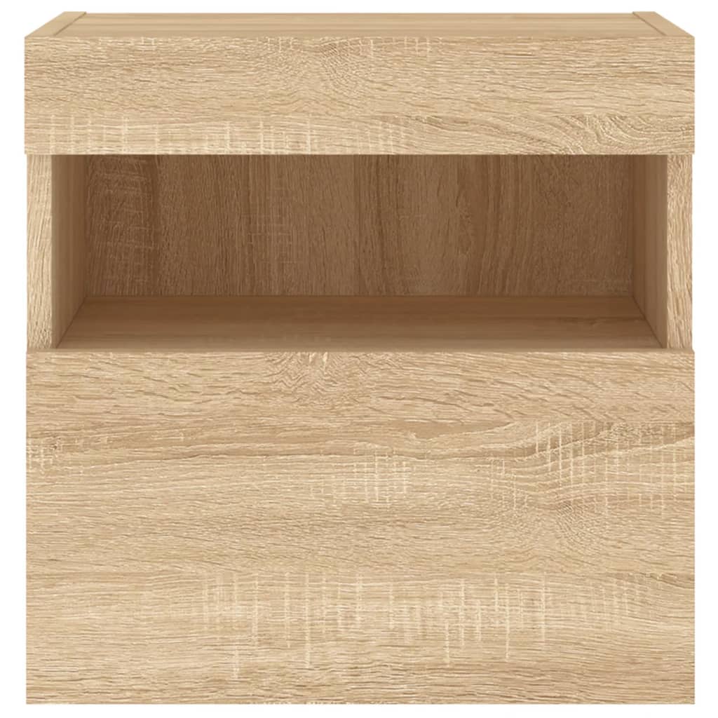 Zidni TV ormarići LED 2 kom boja hrasta sonome 40x30x40 cm