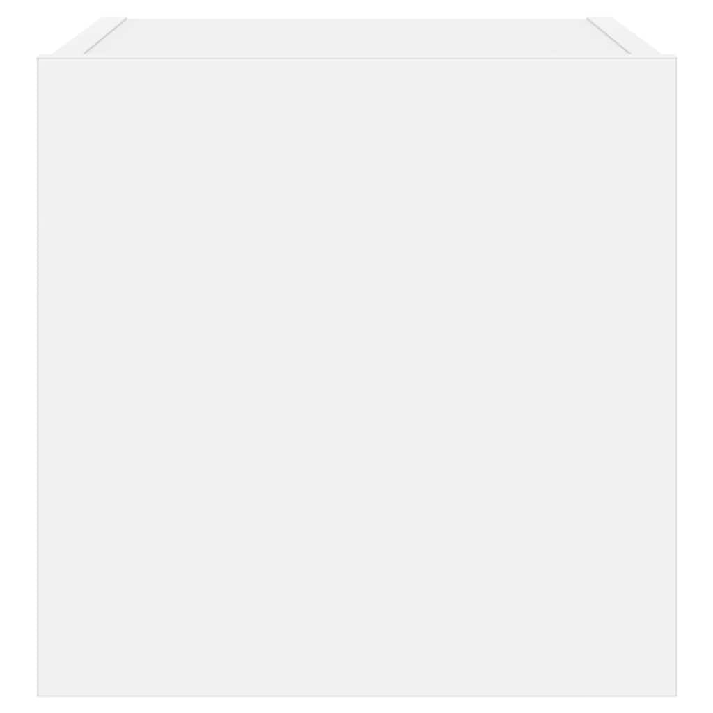 Zidni TV ormarići s LED svjetlima 2 kom bijeli 30,5x35x30 cm