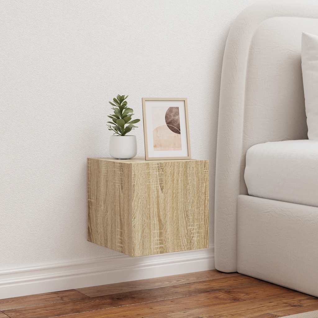 Zidni TV ormarići LED 2 kom boja hrasta sonome 30,5x35x30 cm