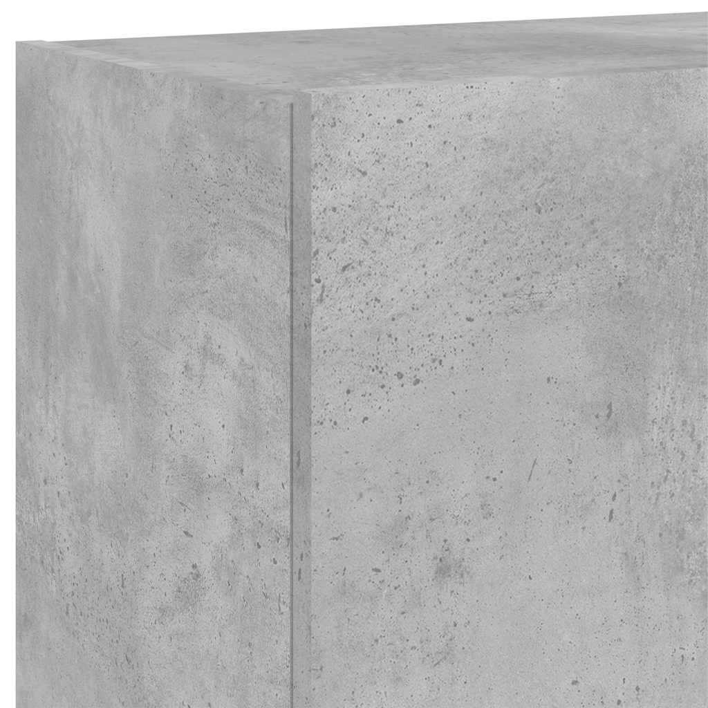 Zidni TV ormarići s LED svjetlima 2 kom boja betona 60x35x41 cm