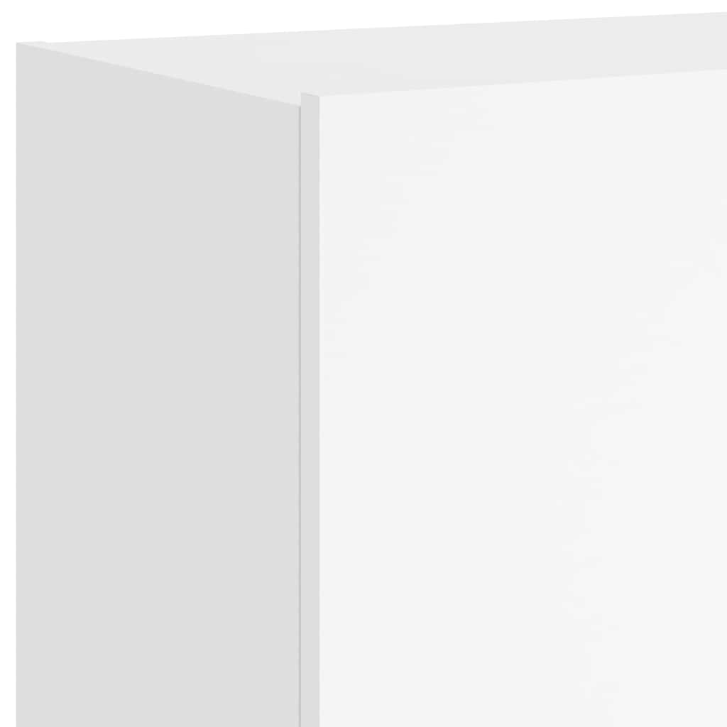Zidni TV ormarić s LED svjetlima bijeli 100 x 35 x 41 cm