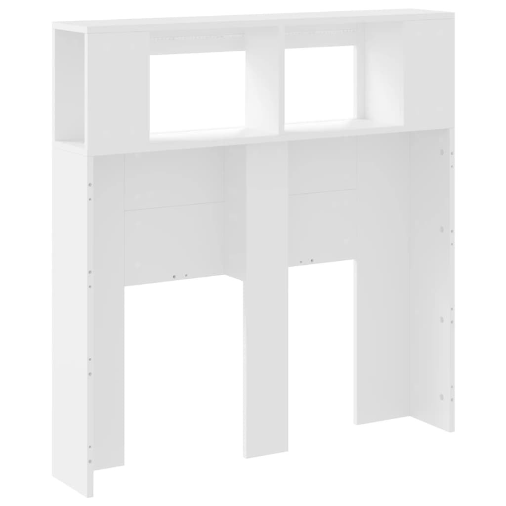 LED uzglavlje bijelo 100 x 18,5 x 103,5 cm konstruirano drvo