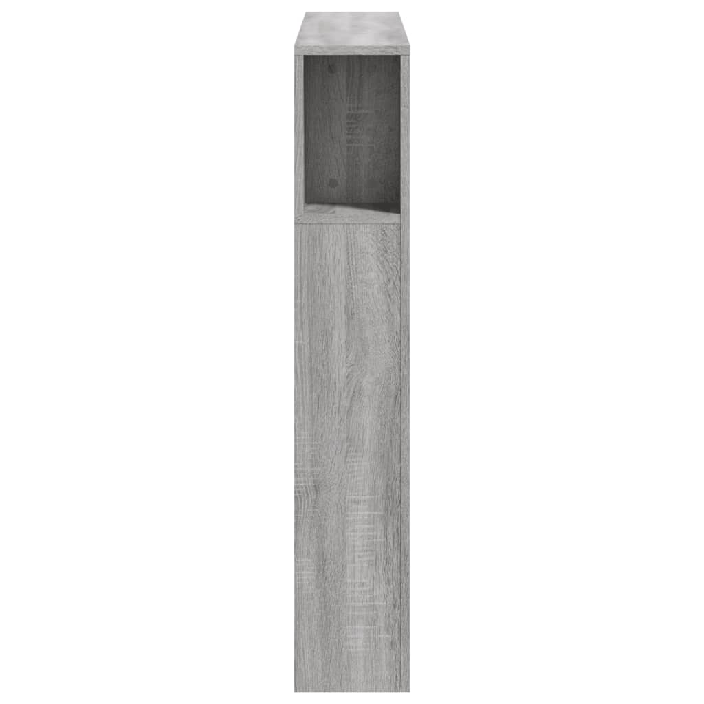 LED uzglavlje boja hrasta 100x18,5x103,5 cm konstruirano drvo