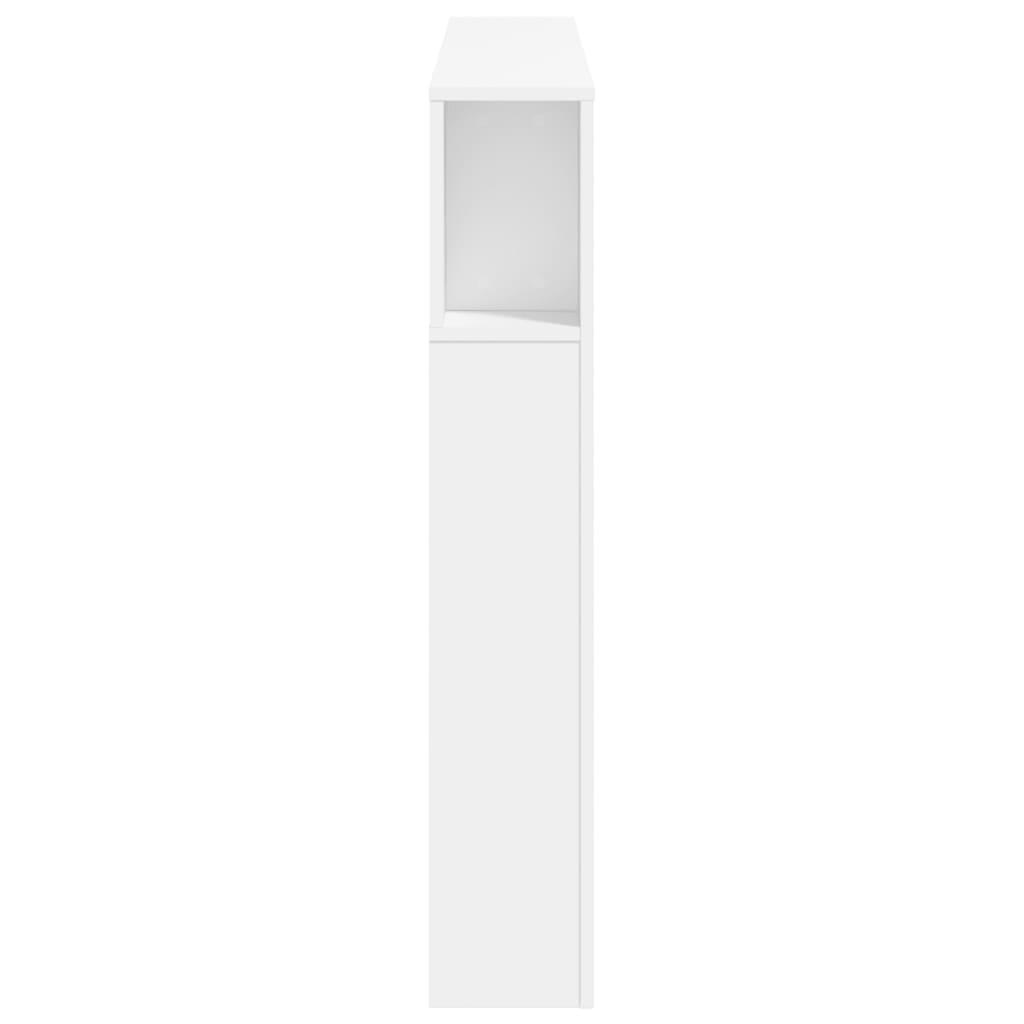 LED uzglavlje bijelo 140 x 18,5 x 103,5 cm konstruirano drvo