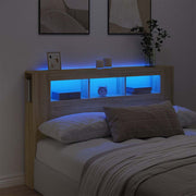 LED uzglavlje boja hrasta sonome 160 x 18,5 x 103,5 cm