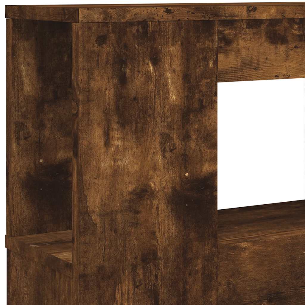 LED uzglavlje boja dimljenog hrasta 180x18,5x103,5 cm