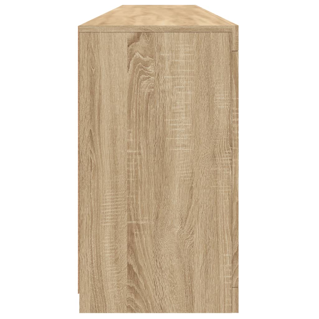 Komoda s LED svjetlima boja hrasta sonome 202x37x67 cm