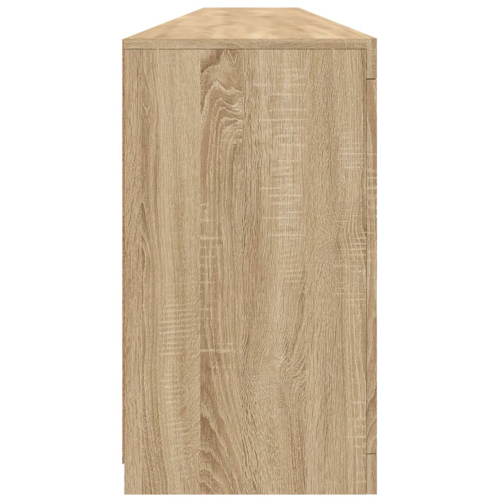 Komoda s LED svjetlima boja hrasta sonome 283x37x67 cm
