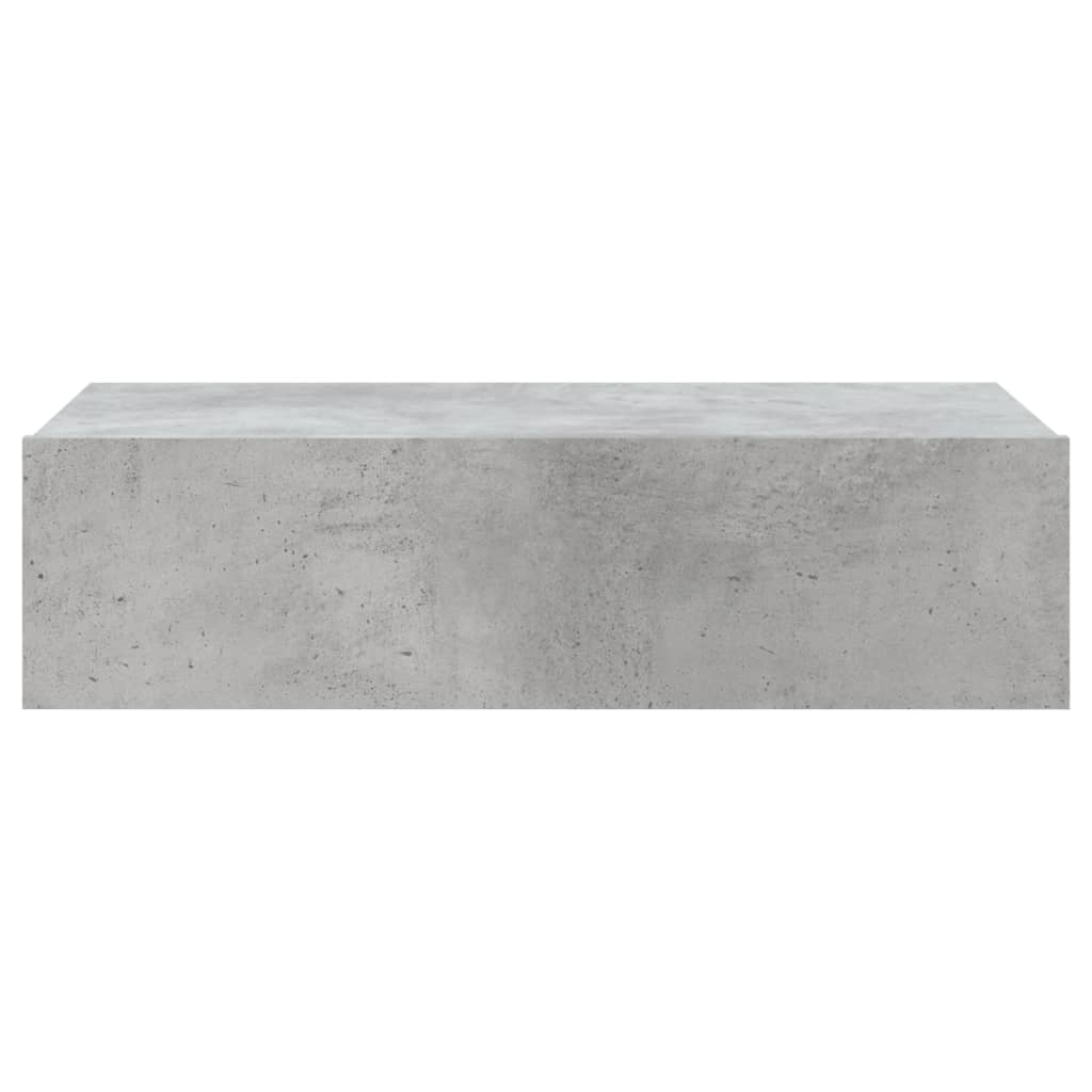 TV ormarić s LED svjetlima siva boja betona 60 x 35 x 15,5 cm