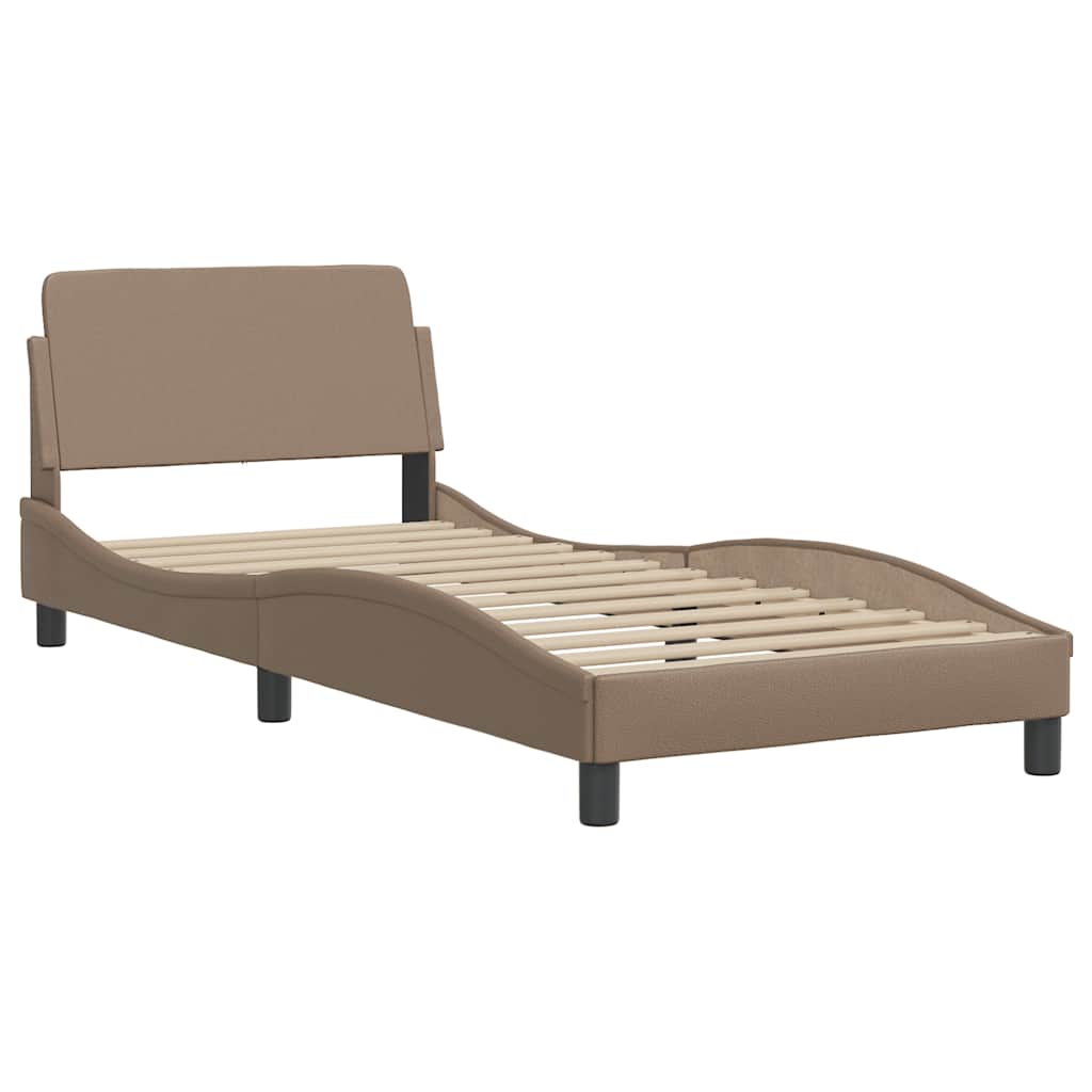 Okvir za krevet Dover cappuccino 90x200 cm umjetna koža