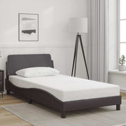 Okvir za krevet Dover sivi 100x200 cm od umjetne kože