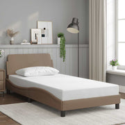 Okvir za krevet Dover boja cappuccina 100x200 cm umjetna koža