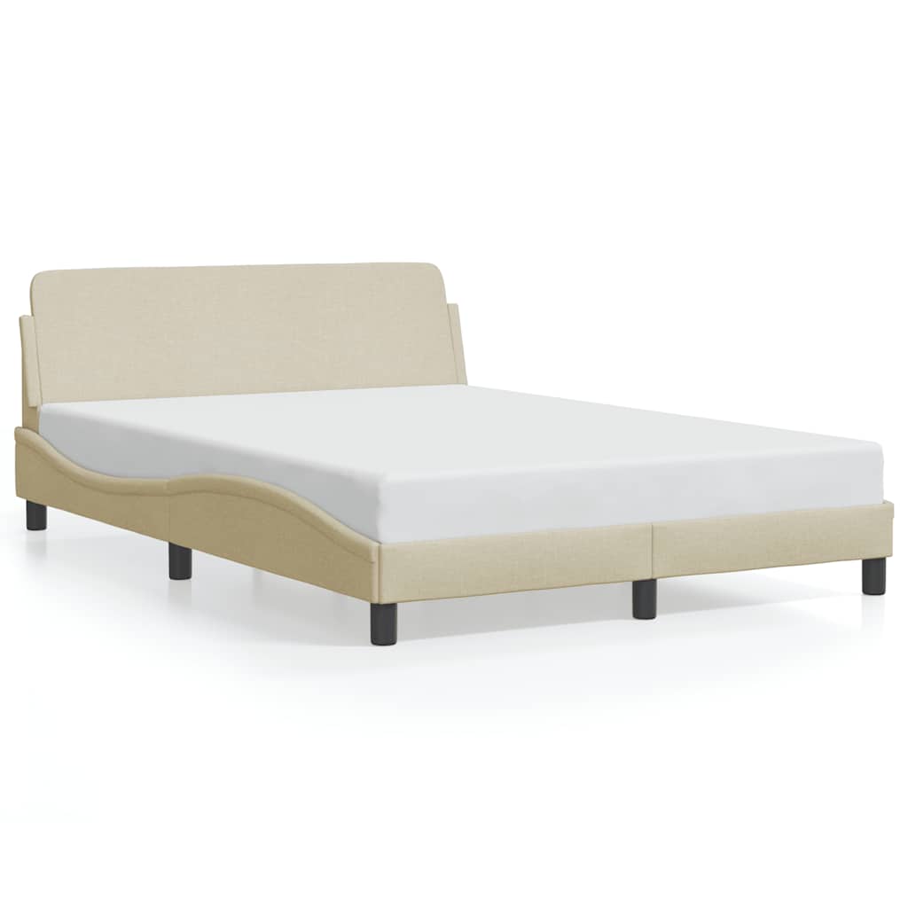 Okvir za krevet Dover krem 120 x 200 cm od tkanine