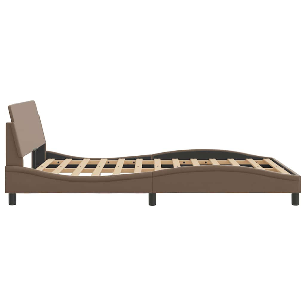 Okvir za krevet Dover boja cappuccina 120x200 cm umjetna koža