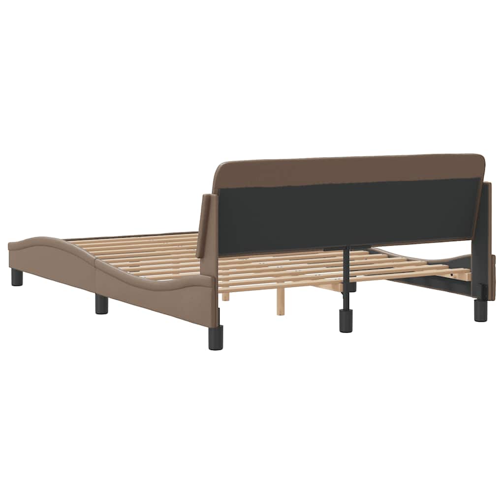 Okvir za krevet Dover boja cappuccina 120x200 cm umjetna koža