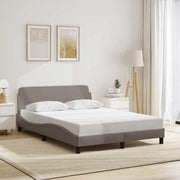 Okvir za krevet Dover smeđesivi 140 x 190 cm od tkanine