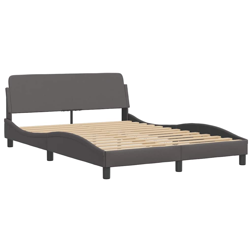 Okvir za krevet Dover sivi 140x200 cm od umjetne kože
