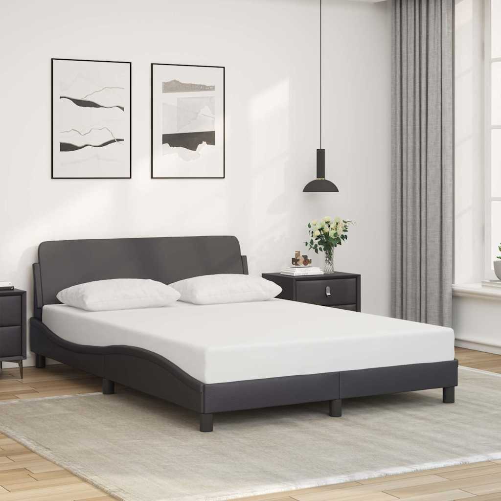 Okvir za krevet Dover sivi 140x200 cm od umjetne kože