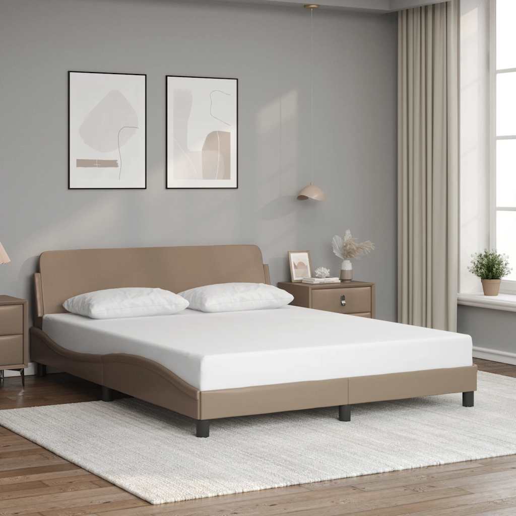 Okvir za krevet Dover cappuccina 160x200 cm umjetna kože