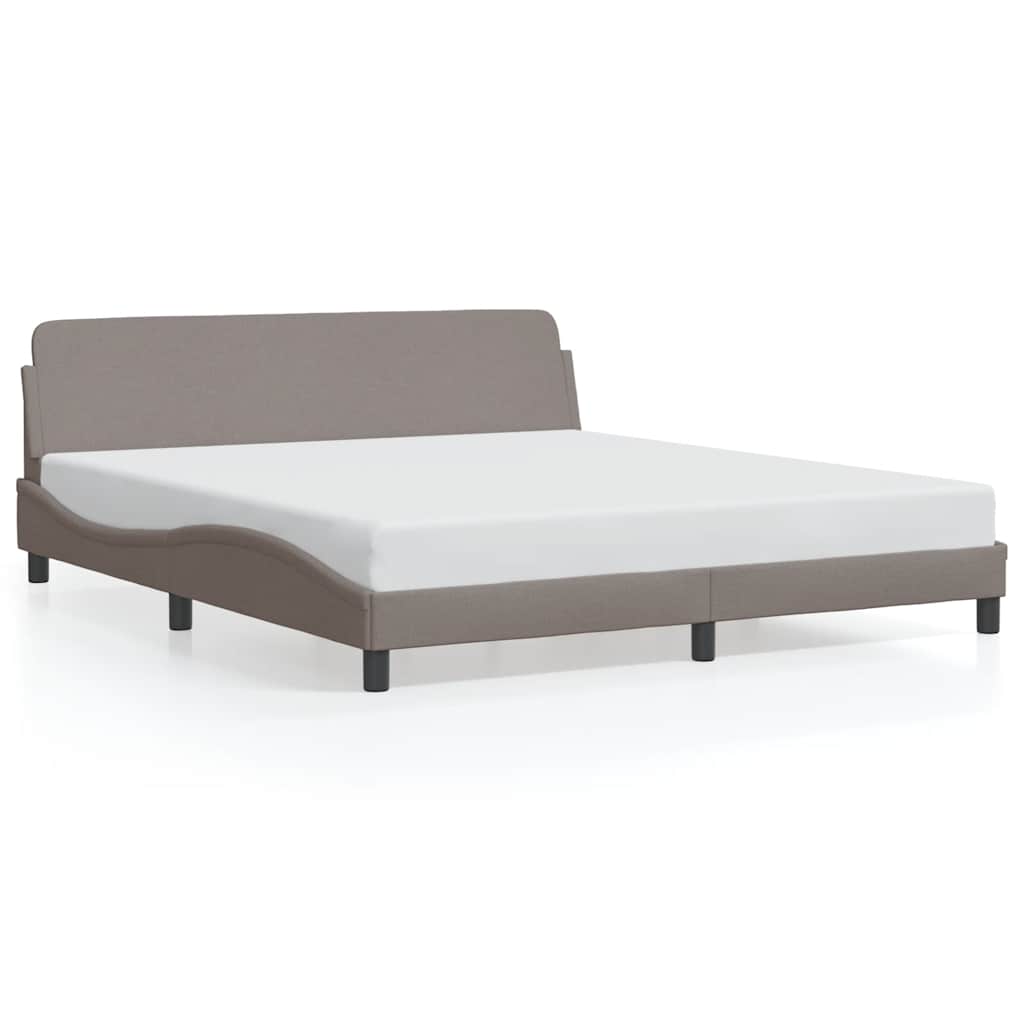 Okvir za krevet Dover smeđesivi 180x200 cm od tkanine