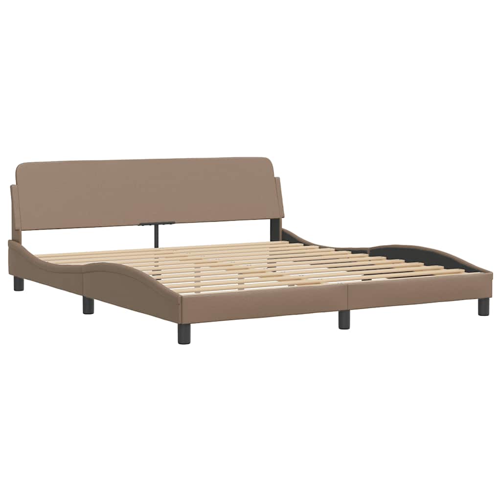 Okvir za krevet Dover cappuccina 180x200 cm umjetne koža