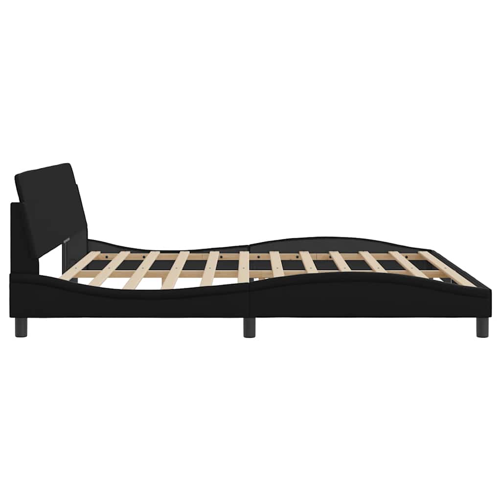 Okvir za krevet Dover crni 200x200 cm od umjetne kože