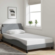 Okvir za krevet Dover svjetlosivi 100x190 cm od tkanine