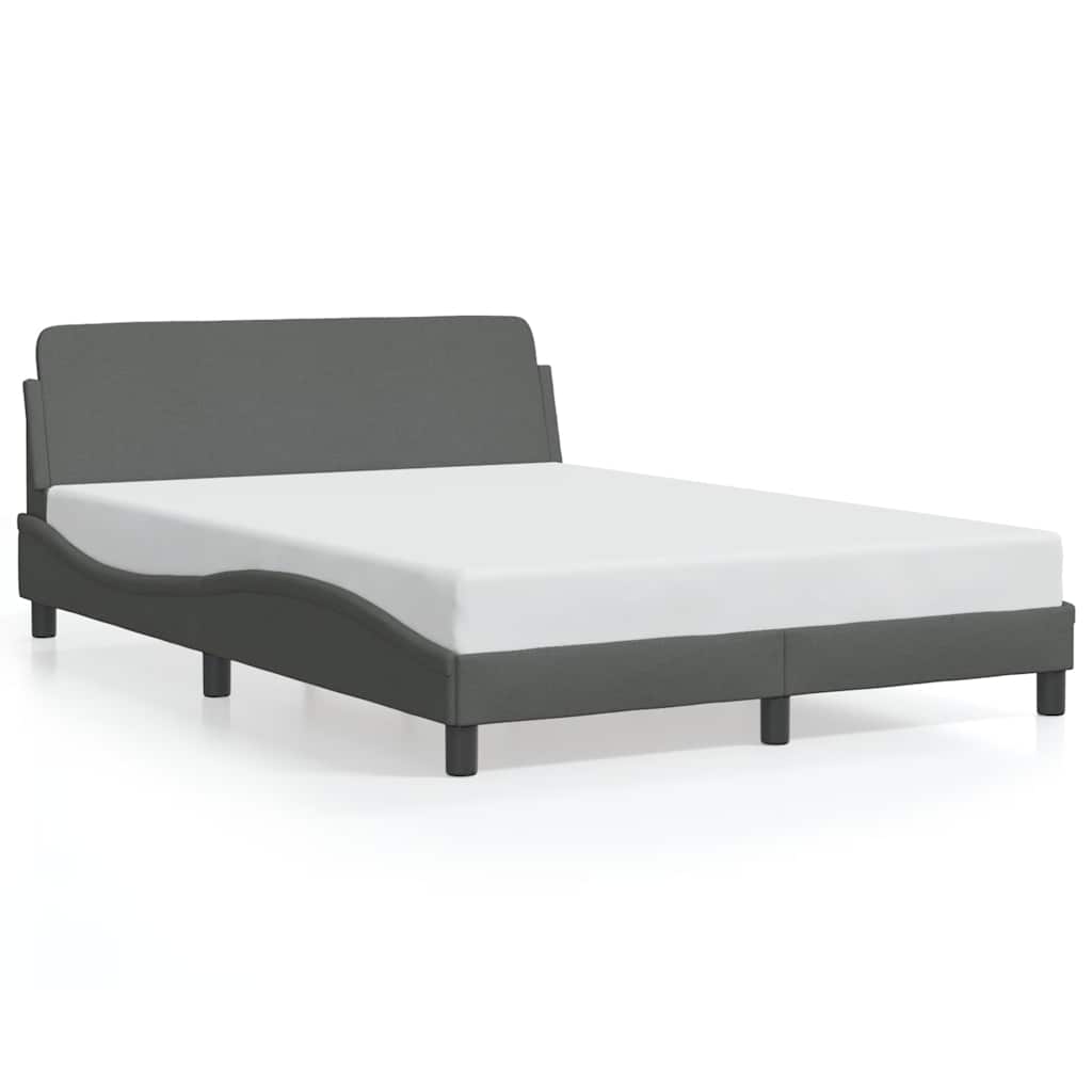 Okvir za krevet Dover tamnosivi 137x190 cm od tkanine
