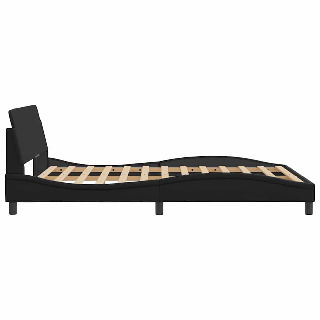 Okvir za krevet Dover crni 137x190 cm od umjetne kože
