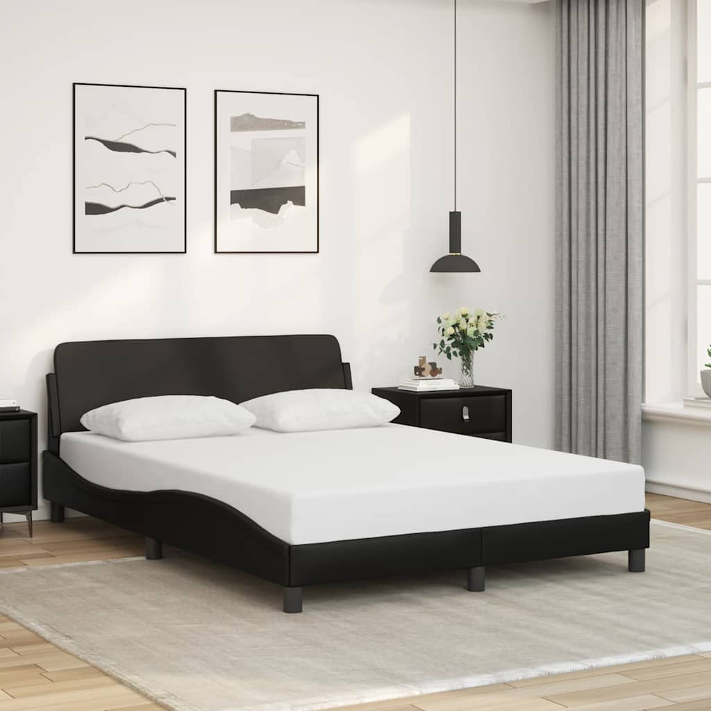 Okvir za krevet Dover crni 137x190 cm od umjetne kože