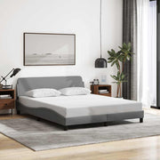 Okvir za krevet Dover svjetlosivi 152x203 cm od tkanine