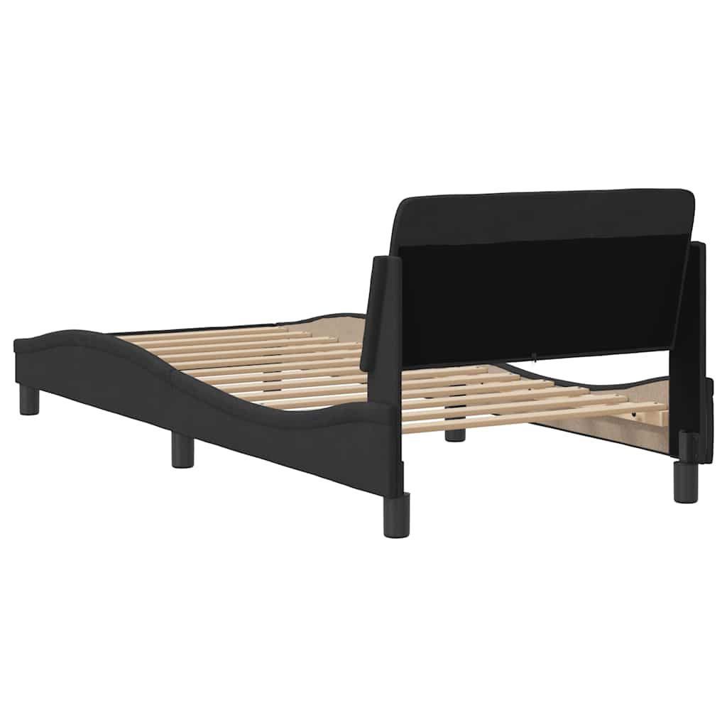 Okvir za krevet Dover Crni 90x190 cm Baršun