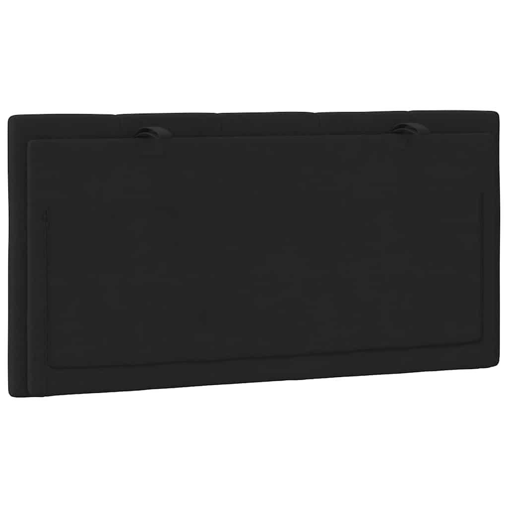 Jastuk za uzglavlje Hanko crni 100 cm baršunasti