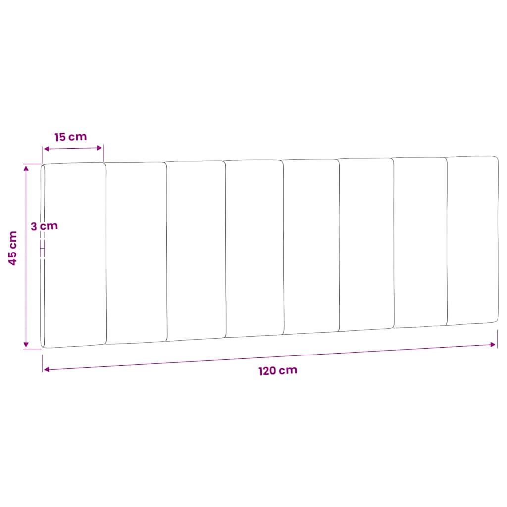 Jastuk za uzglavlje Hanko tamnosivi 120 cm baršunasti