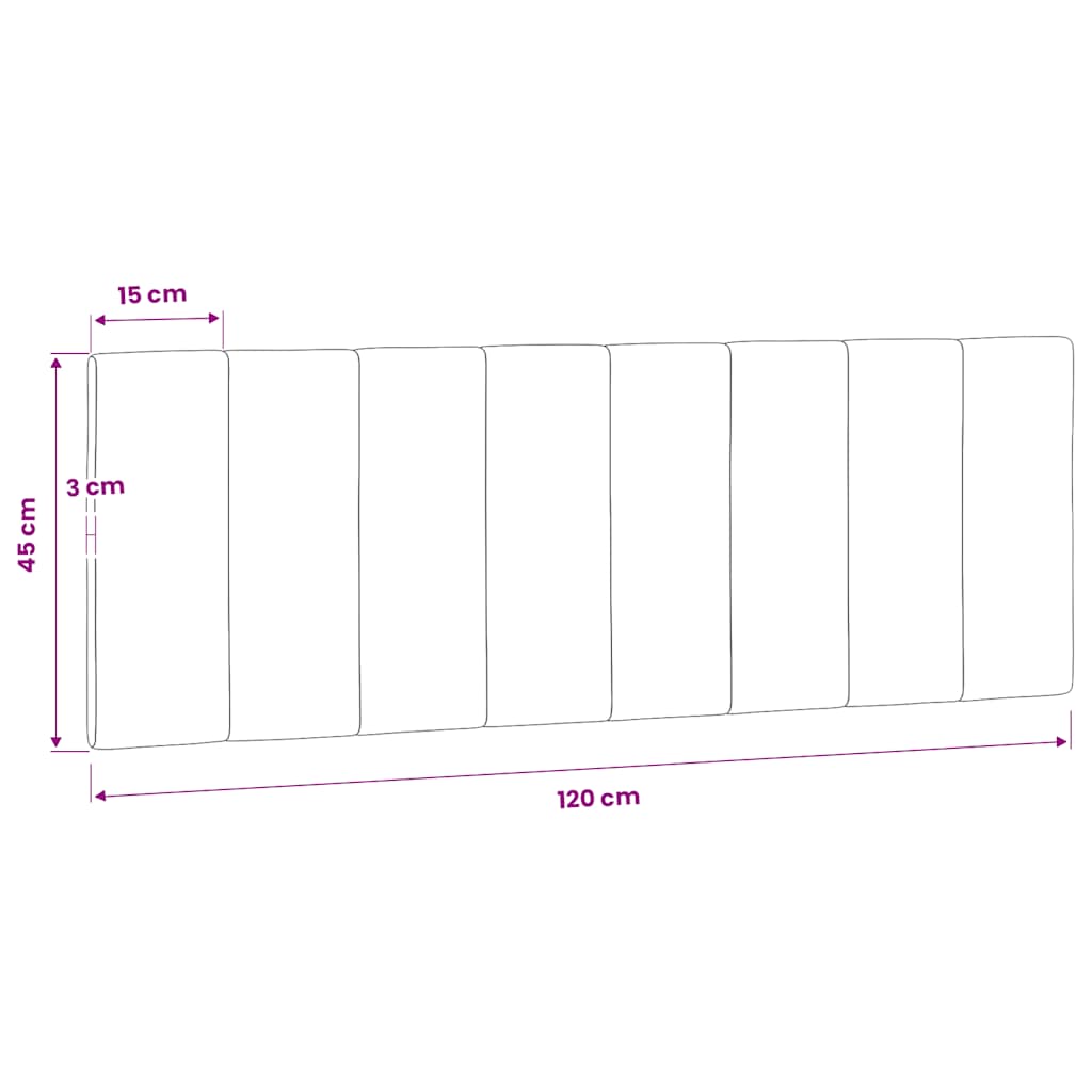 Jastuk za uzglavlje Hanko crni 120 cm baršunasti