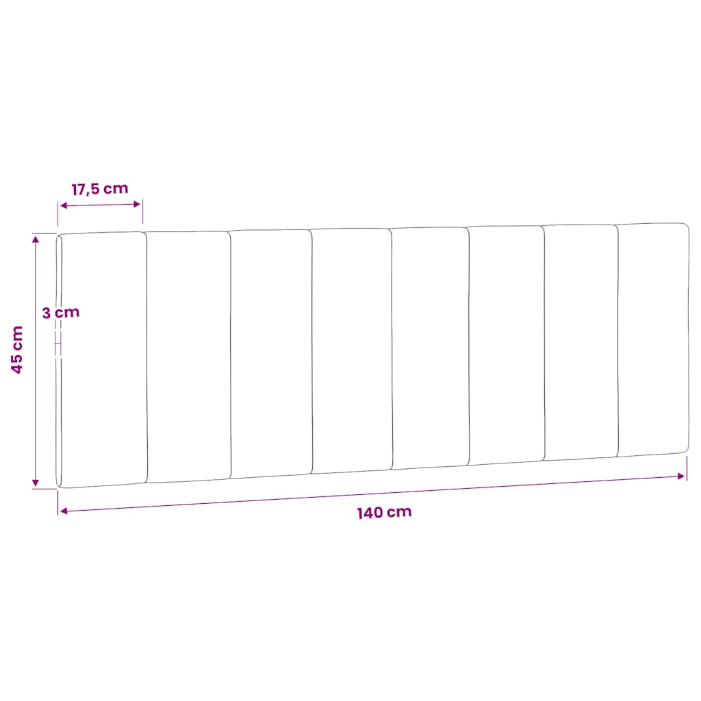 Jastuk za uzglavlje Hanko tamnosivi 140 cm baršunasti