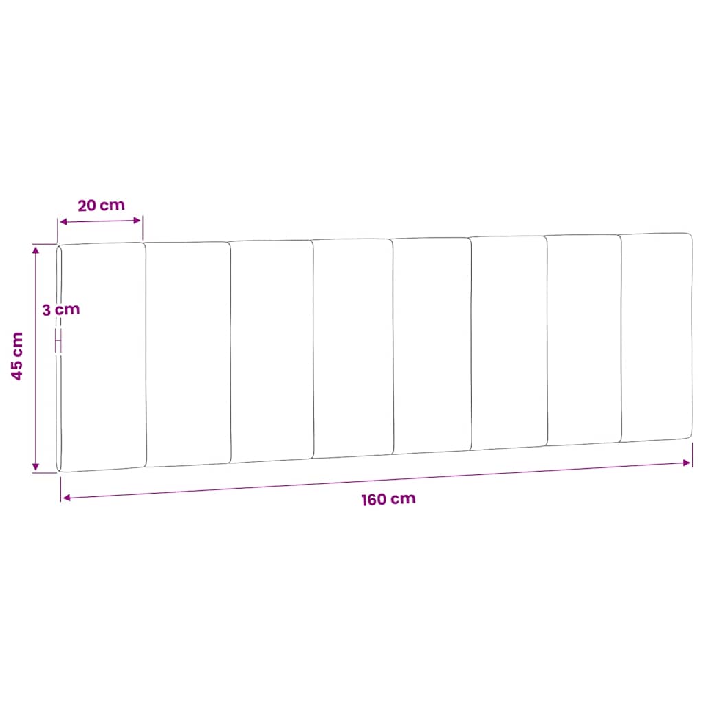 Jastuk za uzglavlje Hanko ružičasti 160 cm baršunasti