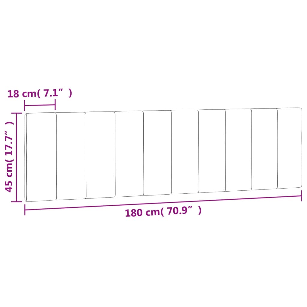 Jastuk za uzglavlje Hanko svjetlosivi 180 cm baršunasti