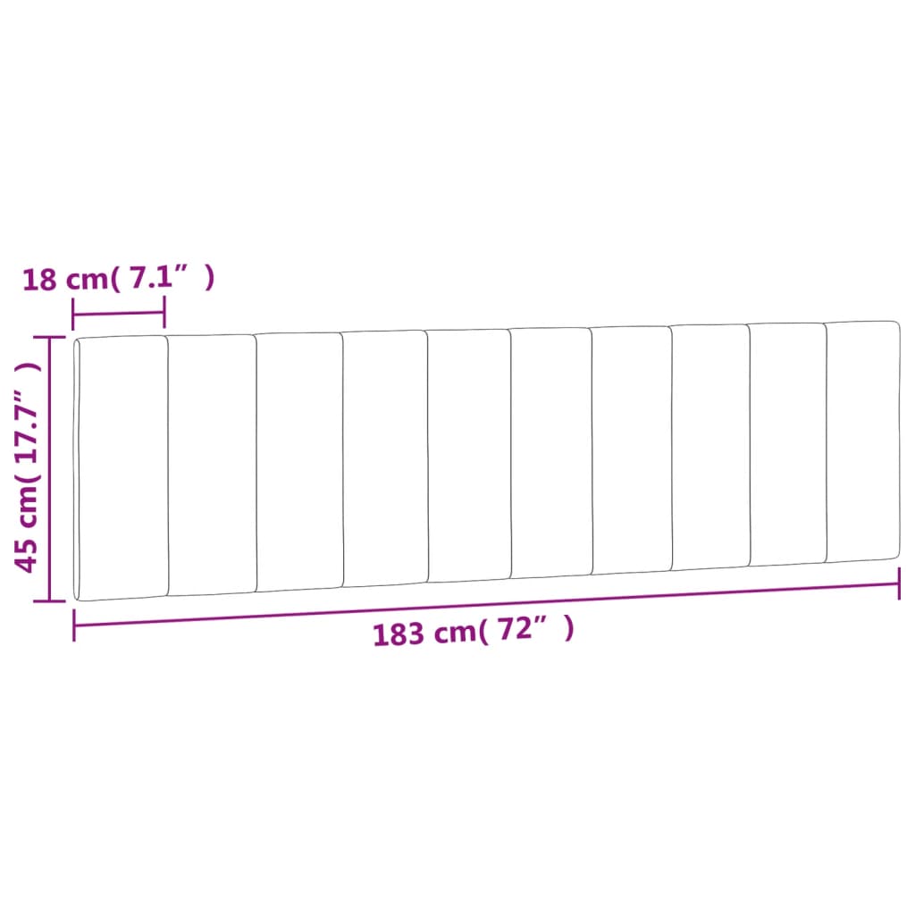 Jastuk za uzglavlje Hanko svjetlosivi 183 cm baršunasti