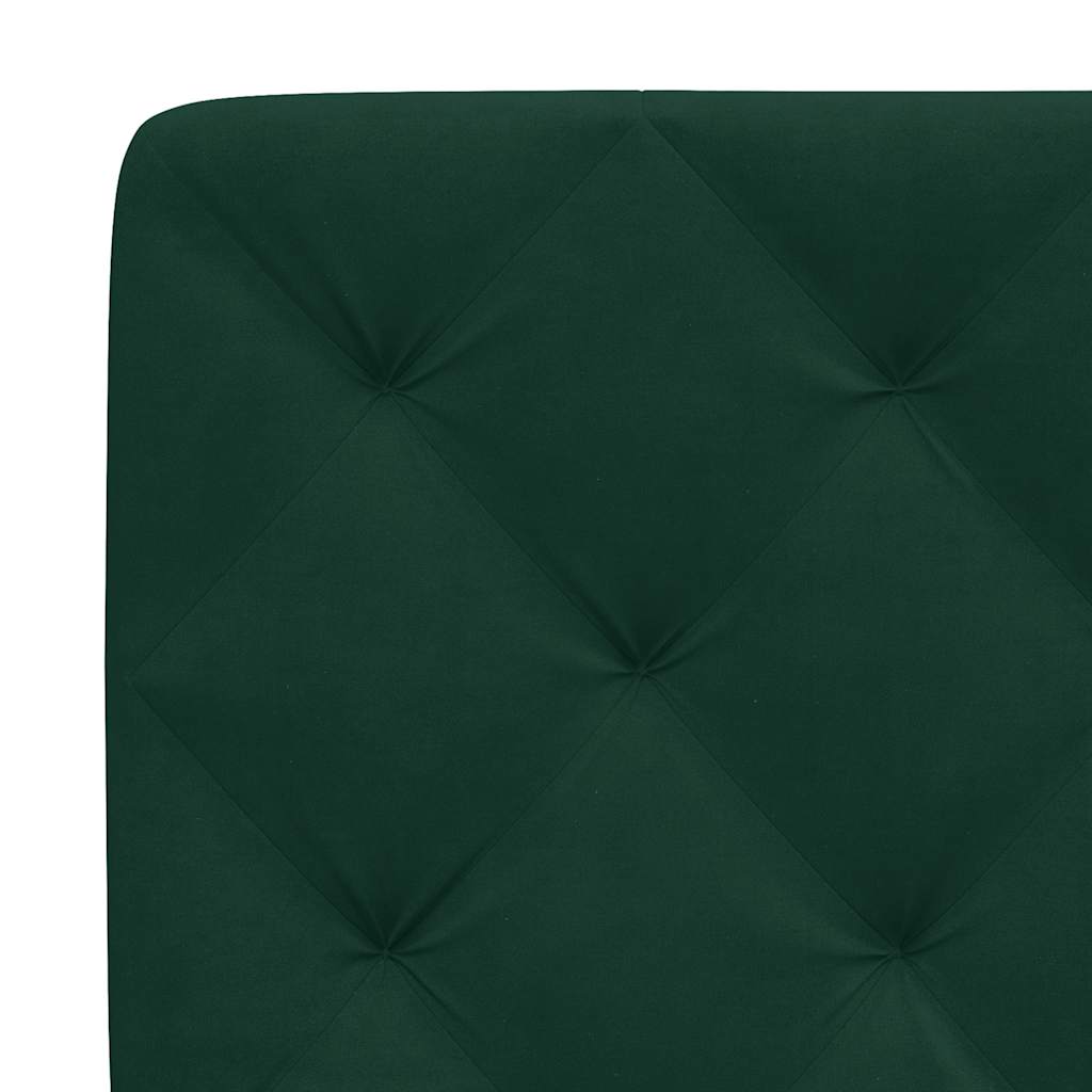 Jastuk za uzglavlje tamnozeleni 200 cm baršunasti
