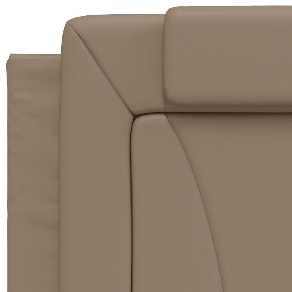 Jastuk za uzglavlje Viana boja cappuccina 80 cm od umjetne kože