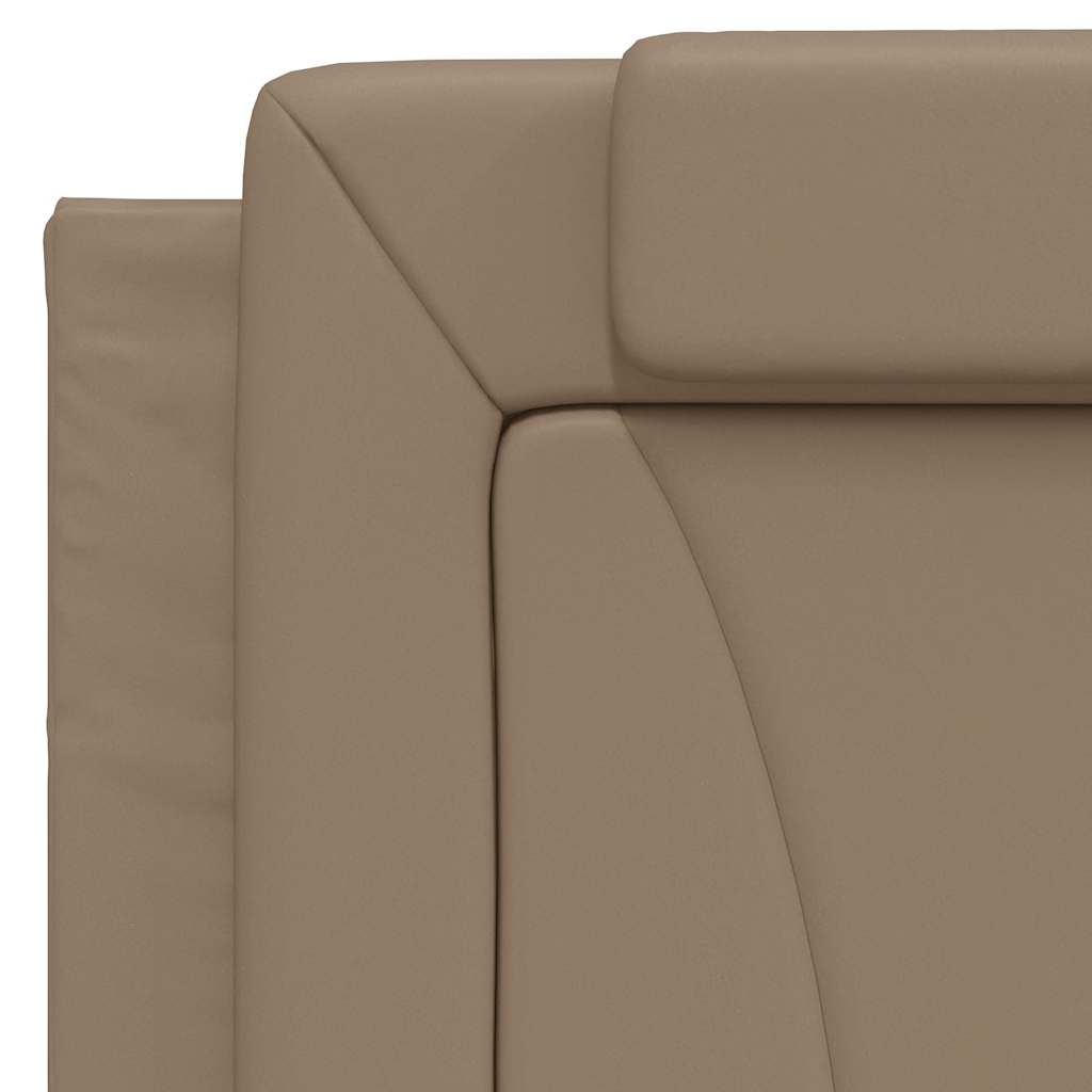 Jastuk za uzglavlje Viana boja cappuccina 100 cm od umjetne kože