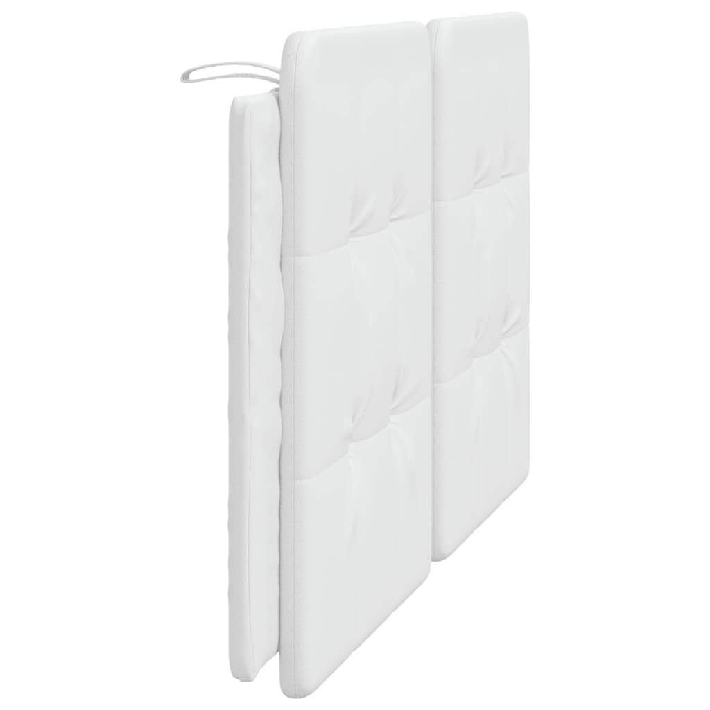 Jastuk za uzglavlje Zadar bijeli 152 cm od umjetne kože